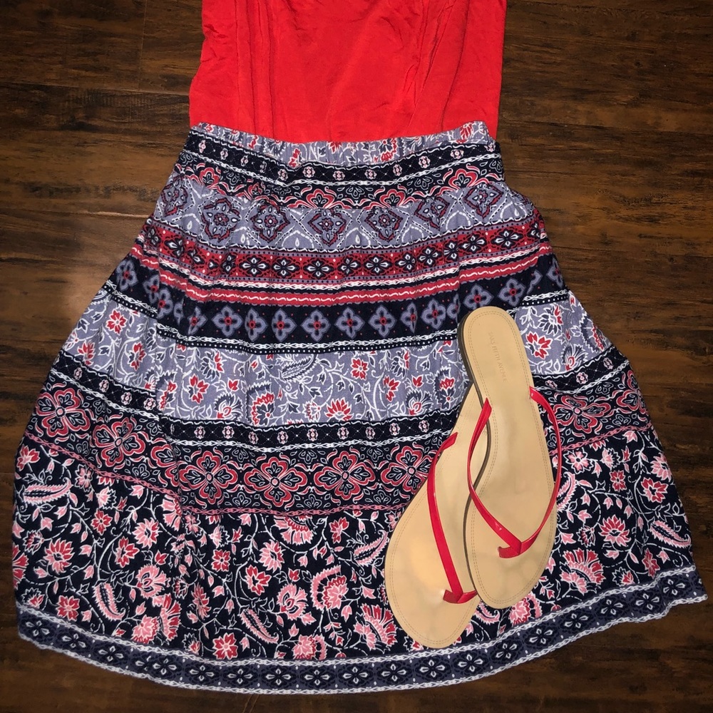 Loft linen skirt